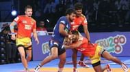 Monu Goyat did his part by scoring a Super 10 tonight